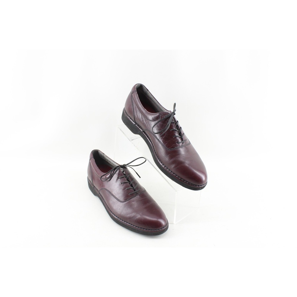 Rockport Leather Dressports Vibram Sole Men's Shoes 7.5 M Burgundy Lightweight